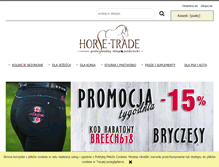 Tablet Screenshot of horse-trade.pl